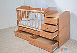 Дитяче ліжко-трансформер "Дрім" (Вільха), фото 3