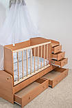 Дитяче ліжко-трансформер "Дрім" (Вільха), фото 2