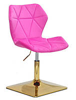Стілець Torino 4 GD-Base малиновий 1023 велюр, на золотій квадратній опорі з регулюванням висоти сидіння, фото 2