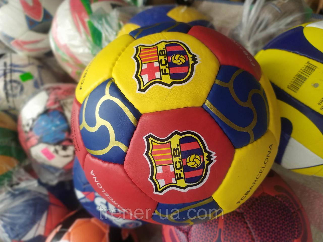 М'яч футбольний No5 Гриппі Barcelona червоно-синій