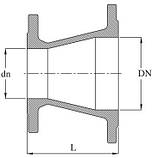 Перехід фланцевий FFR PN10/PN16, фото 3