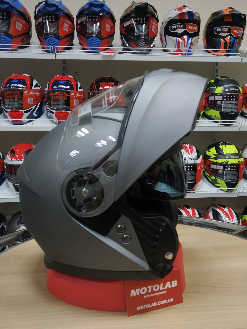 Шолом модуляр IXS HX 300 1.0 Мат Титтан, фото 1