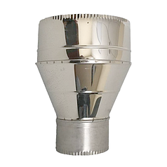 Зворотний конус ø110/210 мм 0,8 мм Нерж/Нерж Aisi 321 Stalar (60933)