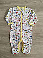 Комбінезон для новонароджених ПОЛЬЩА бавовна 0-24 місяці, чоловічки, для немовлят, для дітей, фото 4
