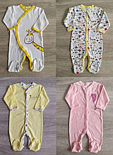 Комбінезон для новонароджених ПОЛЬЩА бавовна 0-24 місяці, чоловічки, для немовлят, для дітей