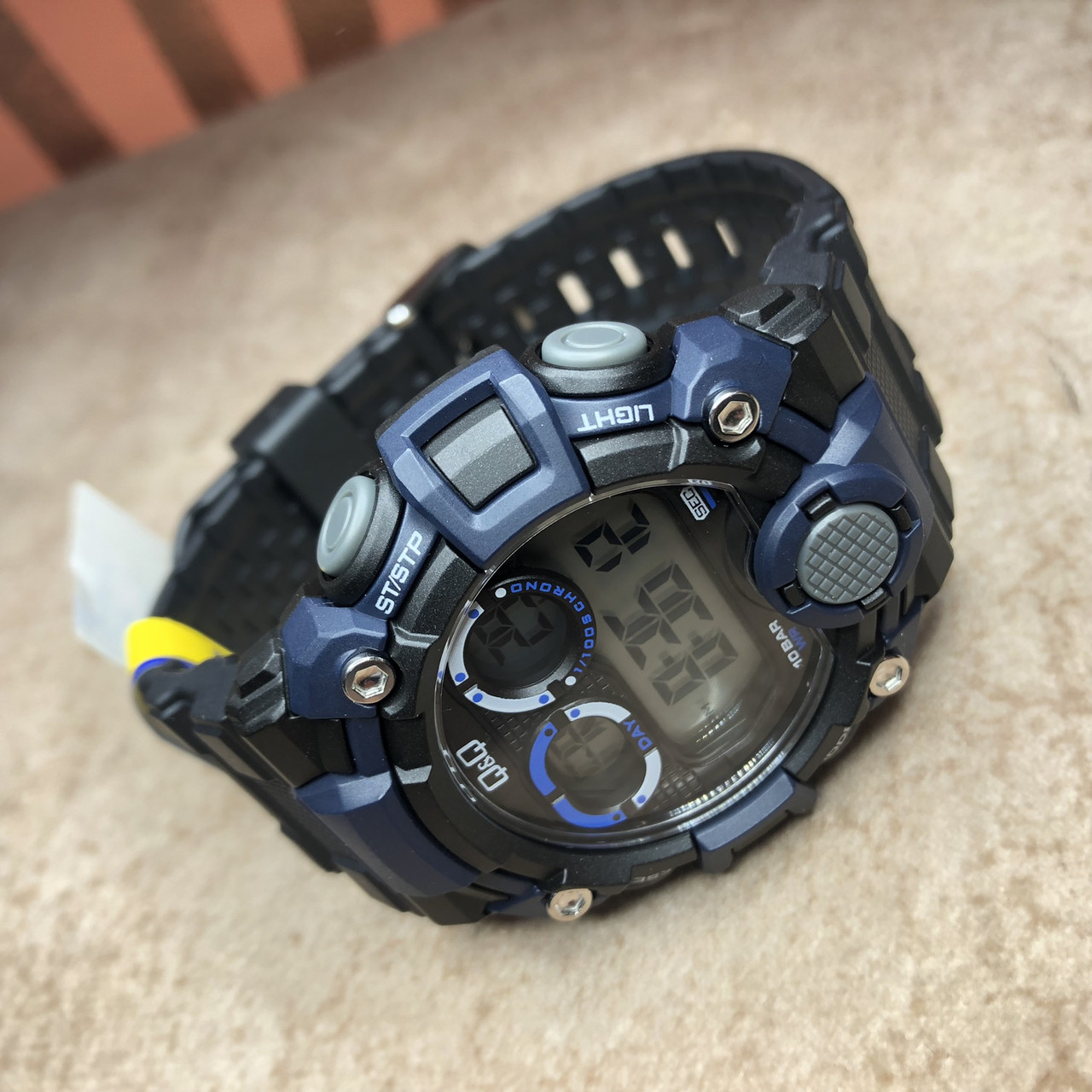 Армейские часы противоударные водонепроницаемые с подсветкой 10 АТМ Q&Q Оригинал - фото 9 - id-p1610413301