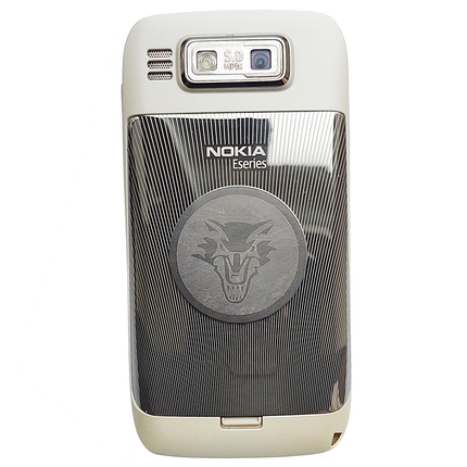 Металева пластина для магнітного тримача телефона дизайнерська Alitek Вовк, 35 мм, фото 1