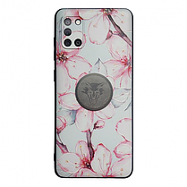 Металева пластина для магнітного тримача телефона дизайнерська Alitek Вовк, 35 мм, фото 5