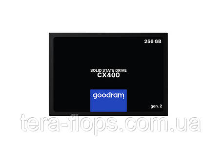 SSD Накопичувач GOODRAM CX400 256GB 2,5' SATA III (SDPR-CX400-256-G2) (D), фото 2