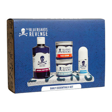 Набір для догляду за обличчям та тілом The Bluebeards Revenge Daily Essentials Set (Bluebeards03), фото 2