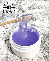 Гель для наращивания ногтей Силкар прозрачно-фиолетовый Silcare Led Violet 30 мл