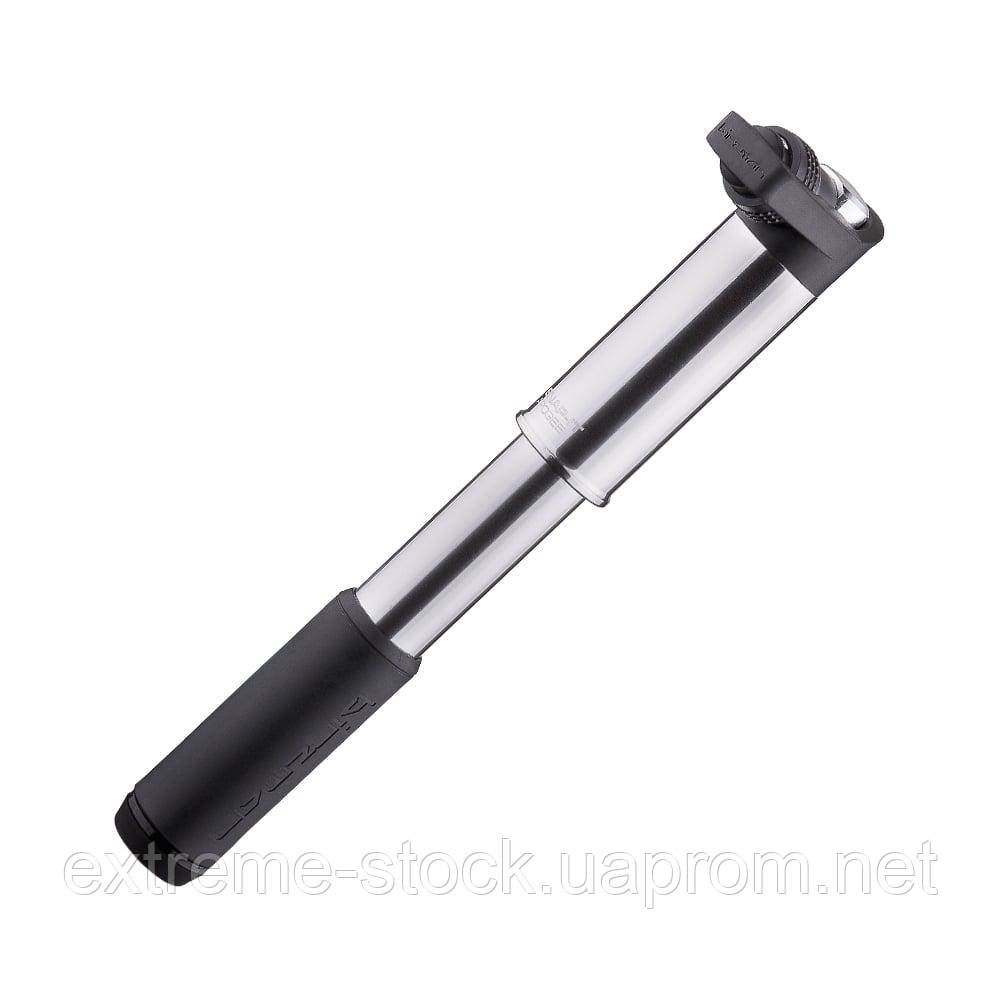 Насос велосипедный Birzman Sheath Apogee / ручной / 160psi / серебро, Серебро, 19.5 x 4.2 x 2.6 см, Да
