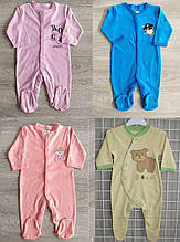 Комбінезон для новонароджених ПОЛЬЩА бавовна 0-24 місяці, чоловічки, для немовлят, для дітей