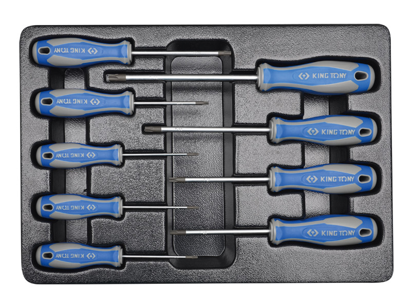Набір викруток Torx 9 од. (Т 8 - Т40) KING TONY 9-31909PR (Тайвань), фото 1