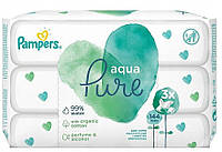 Детские влажные салфетки Pampers Aqua Pure, 144 шт. памперс аква пьюр