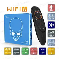 Смарт ТВ приставка Beelink GT-King PRO 2022 WIFI6 4/64 Гб Smart TV Box Android