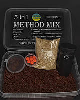 МІТОД-МІКС 5В1 (Амур, Креветка, Кріль, Полуниця, Спеції, Тигровий Горіх, Халібут) Халібут