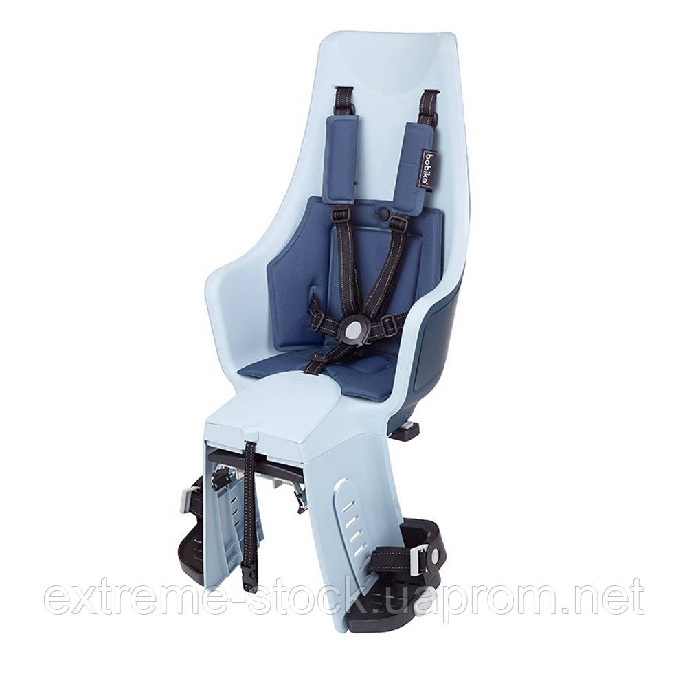 Детское велокресло Bobike Exclusive maxi Plus Carrier LED / Denim deluxe, Да