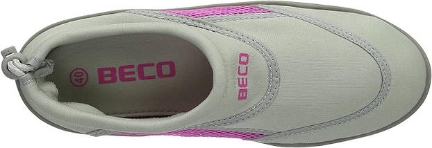 Аквашузи коралки взуття для коралів та пляжу тапочки для коралів аквавзуття BECO 9217 114, сірий/рожевий, фото 2