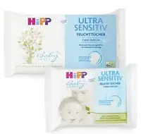 Детские влажные салфетки Hipp Ultra Sensitiv хип ультра сенсатив , 104 шт. ультранежные