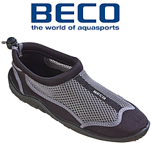 Аквашузи коралки взуття для коралів та пляжу тапочки для коралів аквавзуття BECO 90661 110, срібно/чорний