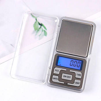 Ваги ювелірні Pocket Scale на 200 грам (120 x 62 x 20 мм) / Електронні міні ваги / Електронні ваги