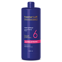 Лак для волос ультрасильной фиксации Master LUX Professional Hair Spray 1000 мл (19230Qu)