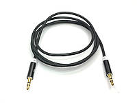 Аудио кабель AUX 3 pin штекер 3,5мм - штекер 3,5мм 1 метр