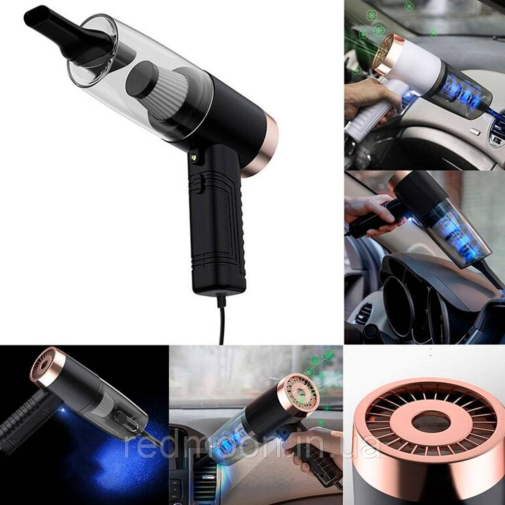 Ручний пилосос для машини 2в1, Vacuum cleaner / Автопилесос з двома насадками