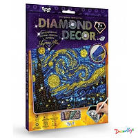 Набор для творчества "Diamond decor" (стразы, глиттерные блестки) Danko Toys DD-01-06