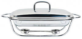 Марміт скляний прямокутний Con Brio CB-211, 3 л, для запікання та сервірування