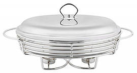 Марміт скляний овальний Con Brio CB-212, 3 л, для запікання та сервірування