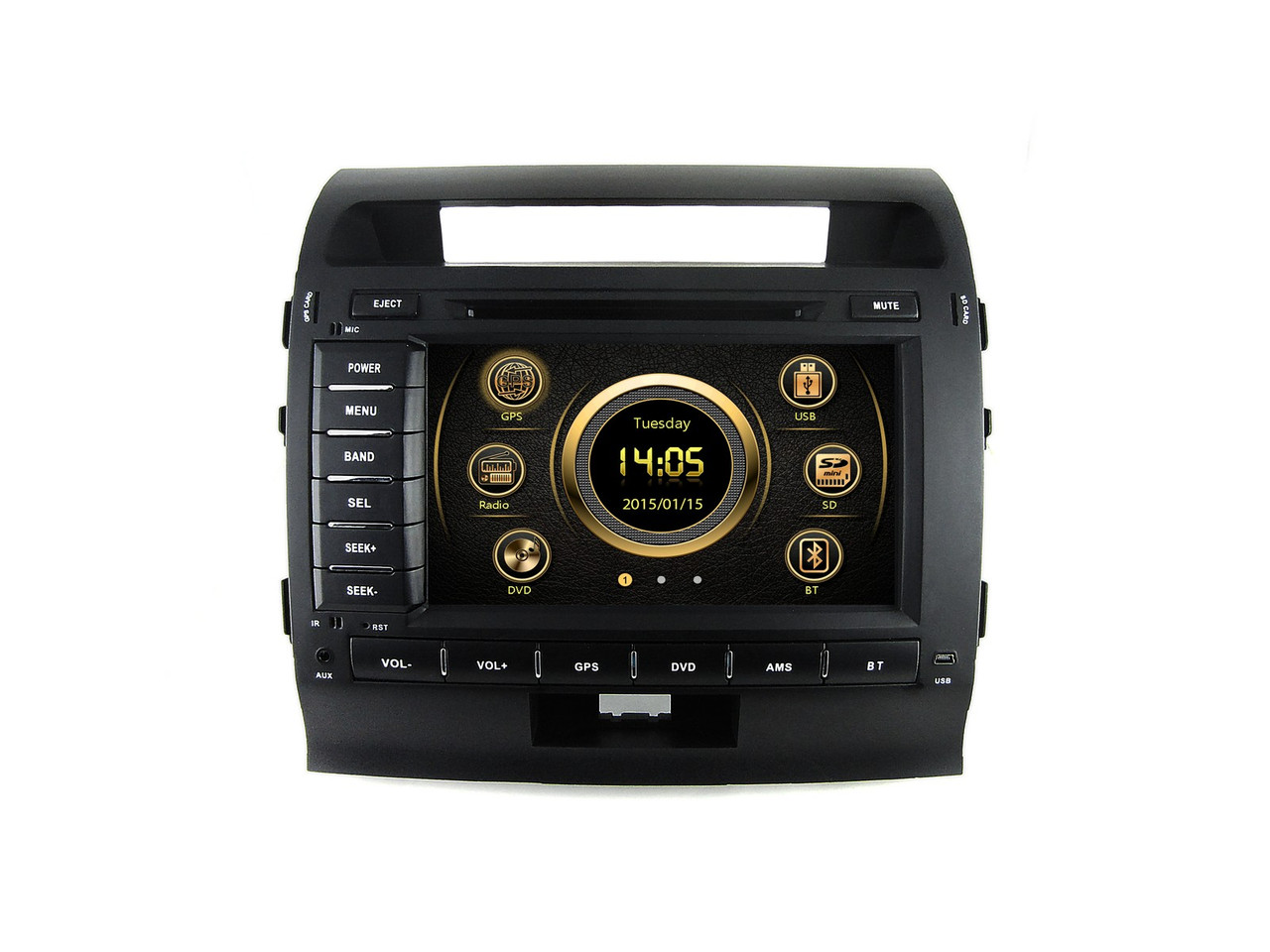 Штатное головное устройство Toyota LandCruiser 200 2008-2015, EasyGo S311 - фото 1 - id-p259815594