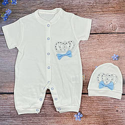 Пісочник та шапочка для малюка Розміри: 3,6,9 місяців (03176)