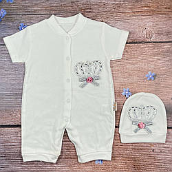 Пісочник та шапочка для малюка Розміри: 3,6,9 місяців (03177)