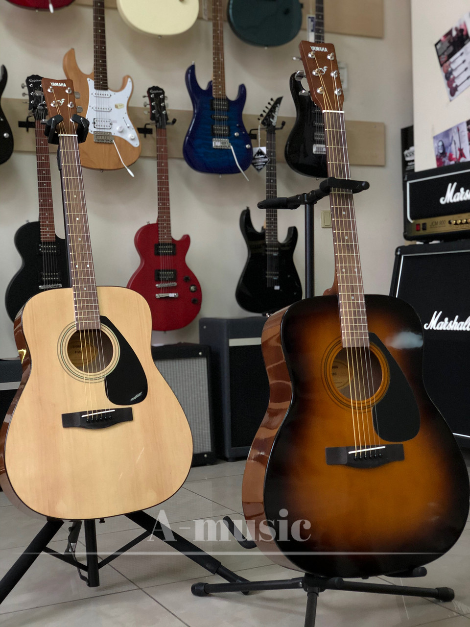 Акустическая гитара YAMAHA F310 (CHERRY SUNBURST) - фото 3 - id-p1610472857
