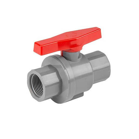 Кран кульовий рівнопрохідний, РВ 1", для
труб ПВХ PN10, DSRA10V1SF1F1, фото 1