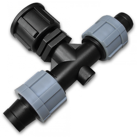 Трійник крапельна стрічка х2 / різьба внутрішня
1/2", DSTA05-12L, фото 1