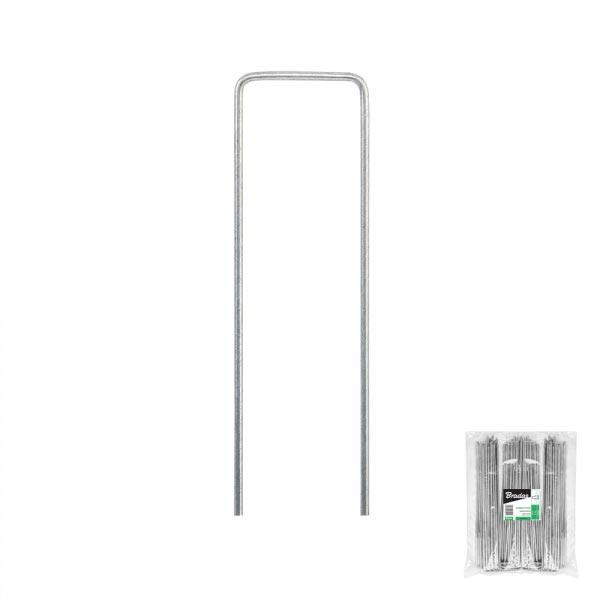 Шпилька "U" металева оцинкована 3/20 см - 50шт., 
ATSMGU1320/50L