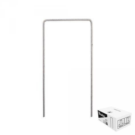 Шпилька "U" металева оцинкована 7/20 см - 100шт.
в коробці, ATSMGU1720/100BOX, фото 1
