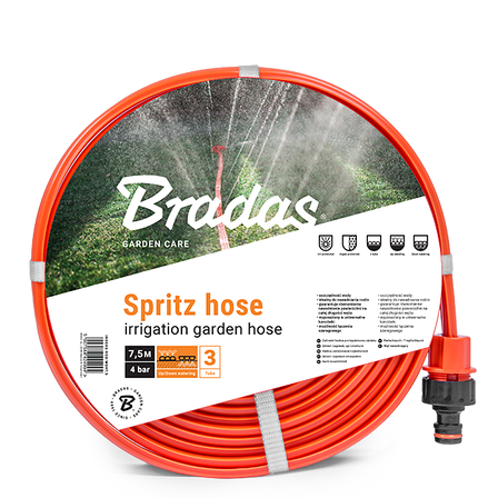 Шланг спринклерний 3-х канальний 15м "SPRITZ
HOSE", WSH15, фото 1