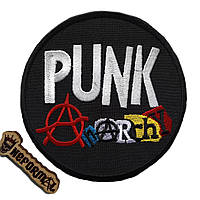 Нашивка Панк Анархия (Punk Anarchy) 10 см.