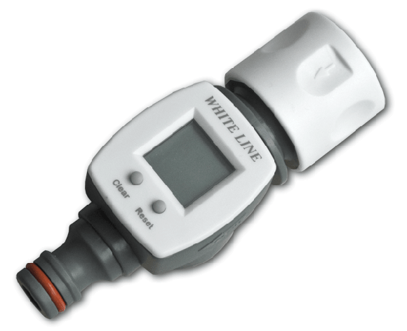 Лічильник води з конектором та ніпелем,
WHITE LINE, WL-3100, фото 1
