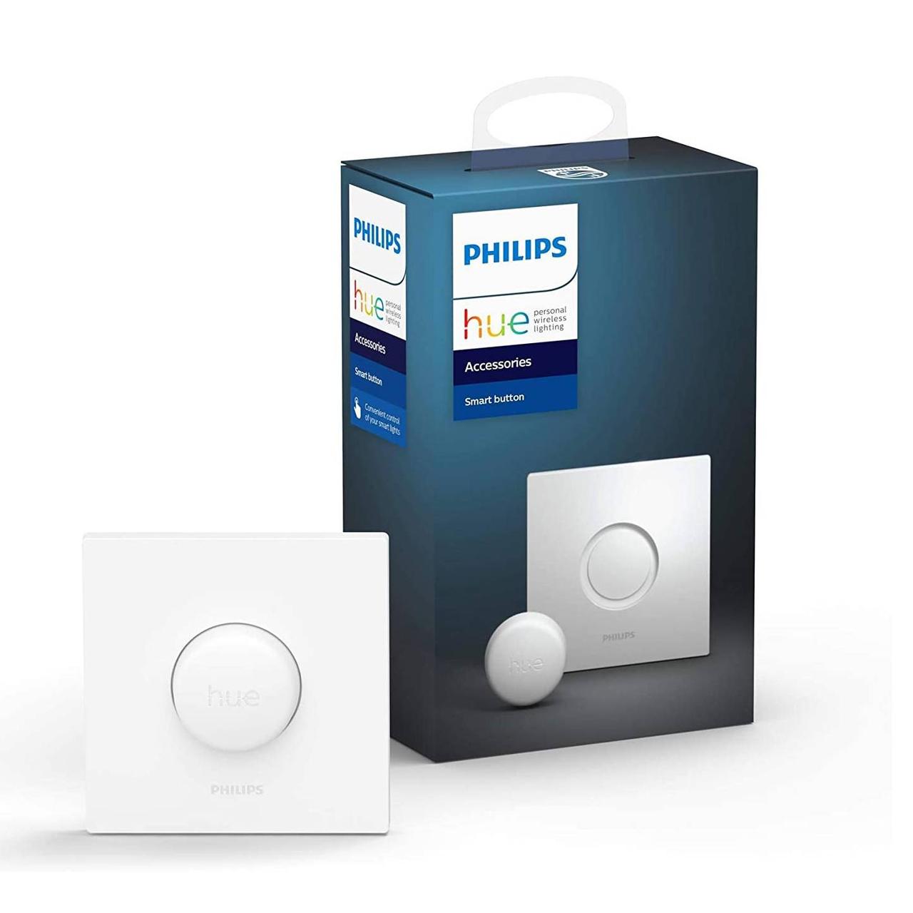 Розумний вимикач Philips Hue Smart Button, портативний пульт управління, ZigBee, Apple HomeKit