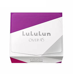 LuLuLun Over 45 Blue Iris — Зволожувальна та омолоджувальна маска для догляду за шкірою від 45 років, 32 шт., Японія
