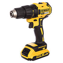 Потужний акумуляторний дриль-шуруповерт безщітковий DeWALT DCD777S2T : 65 Нм, 18B (акум. 2шт 1.5A ельбокс), фото 3