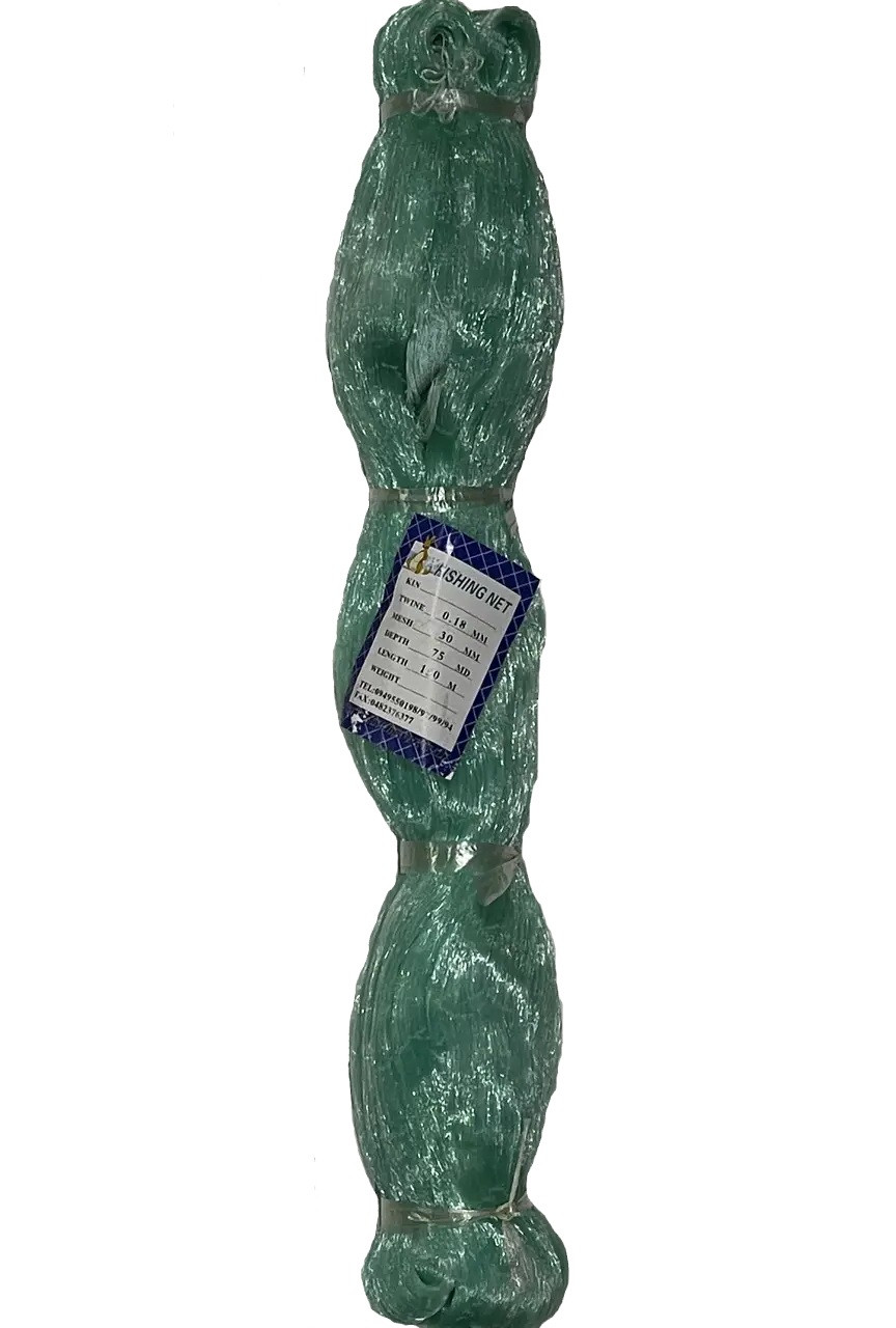 Сіткове полотно (Кукла) 30мм 0,18 розмір 75х150 зелена