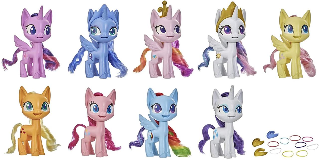 Май Літл Поні великий набір 9 поні My Little Pony Mega Friendship Collection 13 см E9614