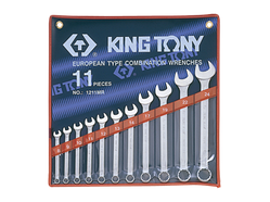 Набір ключів комбі 11шт. (8-24мм) KING TONY 1211MR (Тайвань)
