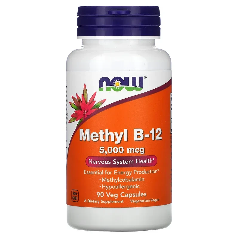 Methyl B-12 5,000 мкг Now Foods 90 капсул